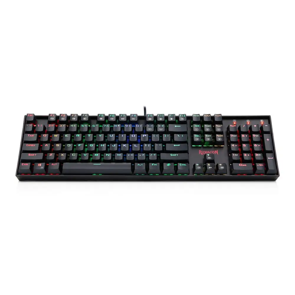 Redragon k551RGB Mechanical Gaming Keyboard 104 Keys Wired Waterproof Backlit Keyboard