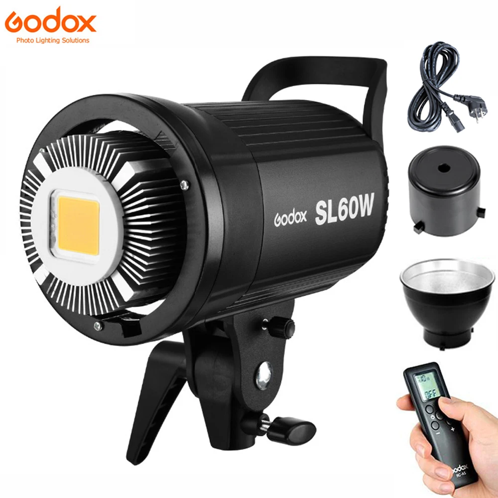 Студийный осветитель Godox SL60W для видеосъемки светильник с непрерывным светом и