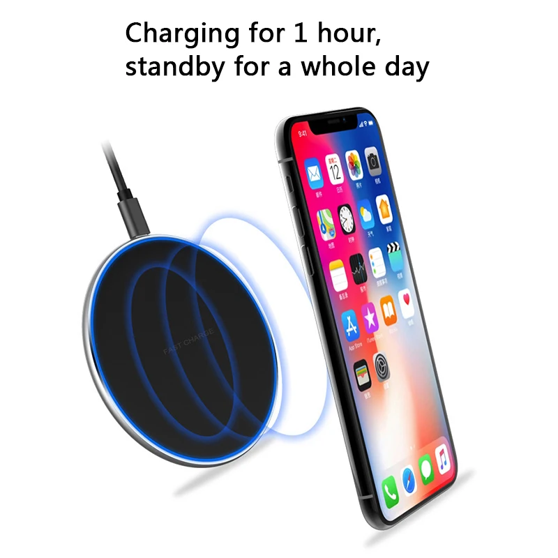 Беспроводное зарядное устройство для Samsung Galaxy S9 S8 Plus Note 8 IPhone X 8|Зарядные