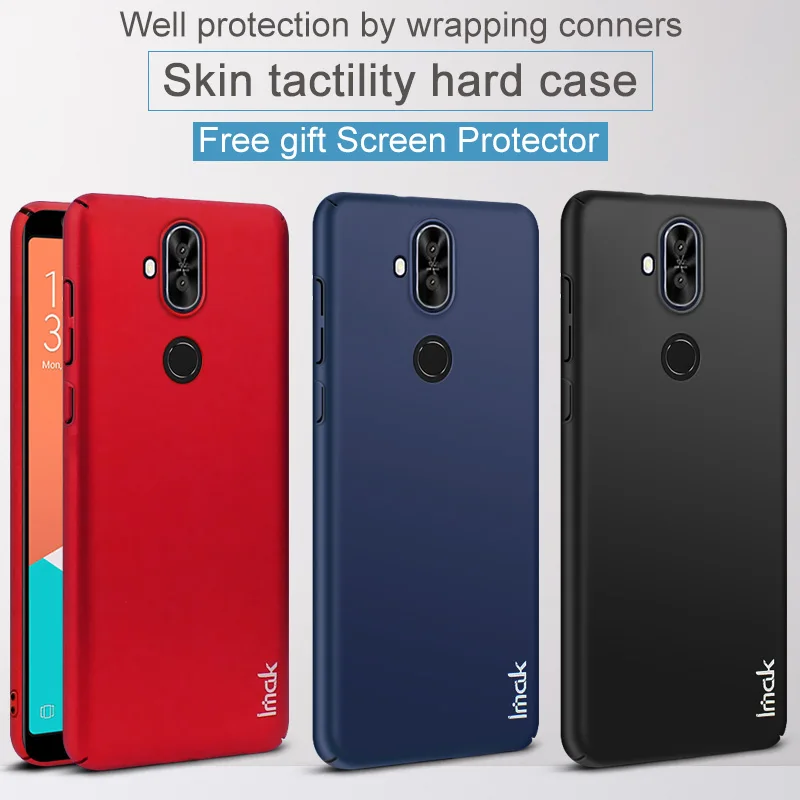 Жесткий чехол IMAK Jazz для Asus Zenfone 5 Lite ZC600KL роскошный глянцевый из поликарбоната с