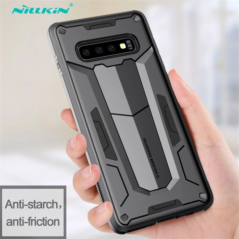 Black Для samsung Galaxy S10 S10 Plus чехол Nillkin Defender 2 TPU+ PC Armor противоударный чехол для телефона для samsung S10+ Plus - Цвет: Black
