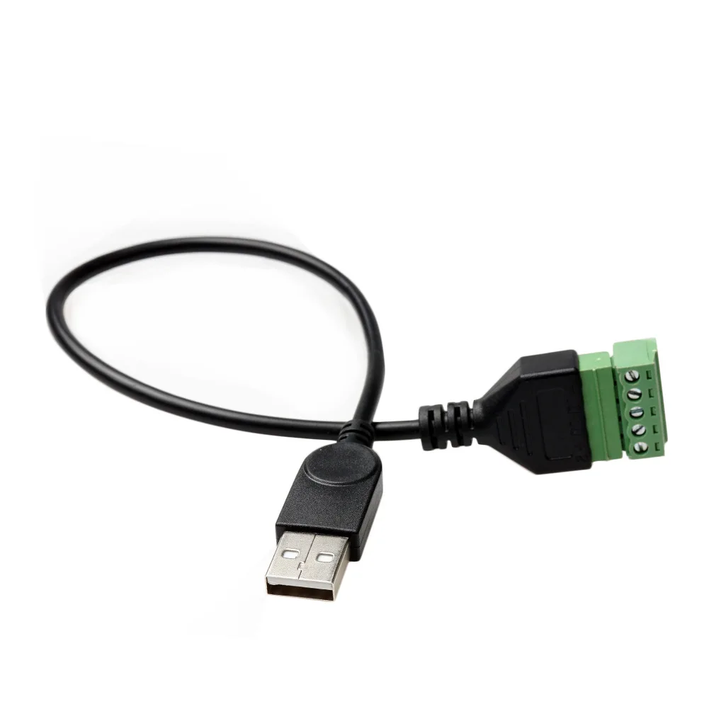 USB 3. 0 Type A Male к 5Pin винтовой защитный клеммный разъем переходной кабель провод 5P