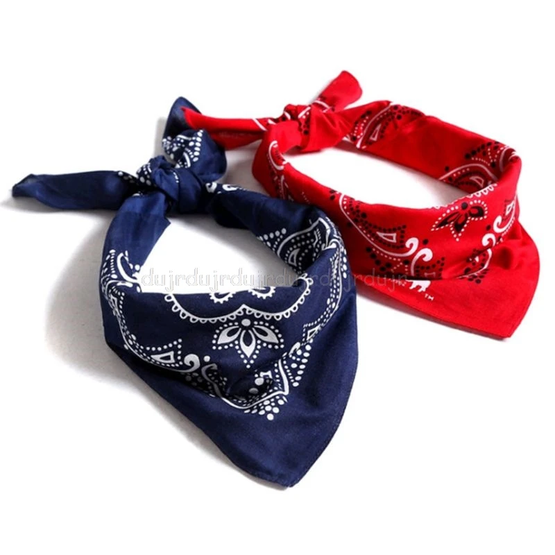 Носовой платок в этническом стиле хип хоп бандана 15 цветов Ретро стиль цветочный