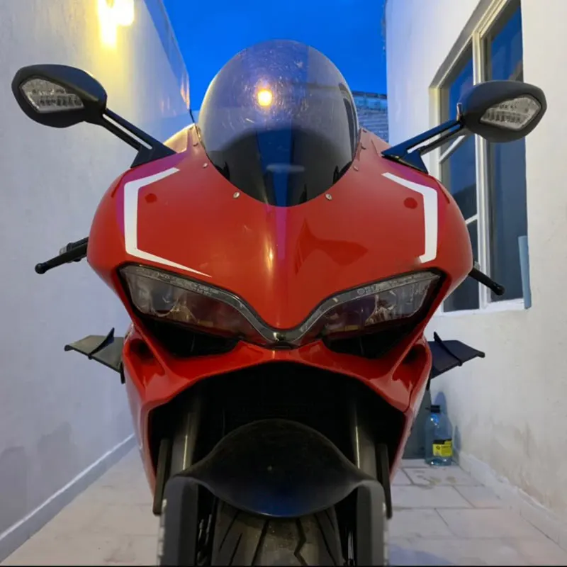 Мотоциклетный воздушный спойлер крыла комплект для DUCATI V2 V4 939 959 1098 Panigale 1199 1198 S H2/H2R
