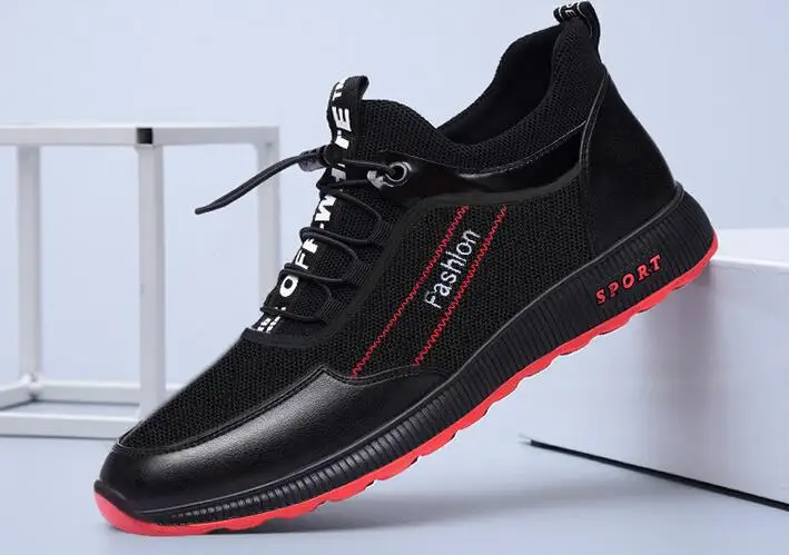 Мужские дышащие кроссовки нескользящая Мужская Вулканизированная обувь