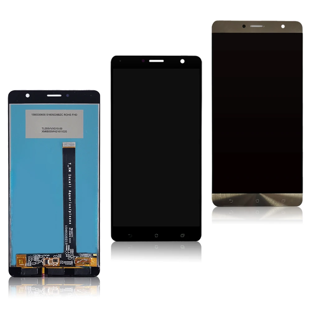 Для Asus Zenfone 3 Deluxe LCD ZS550KL ЖК-дисплей Сенсорная панель Z01FD Золотая сборка дигитайзер