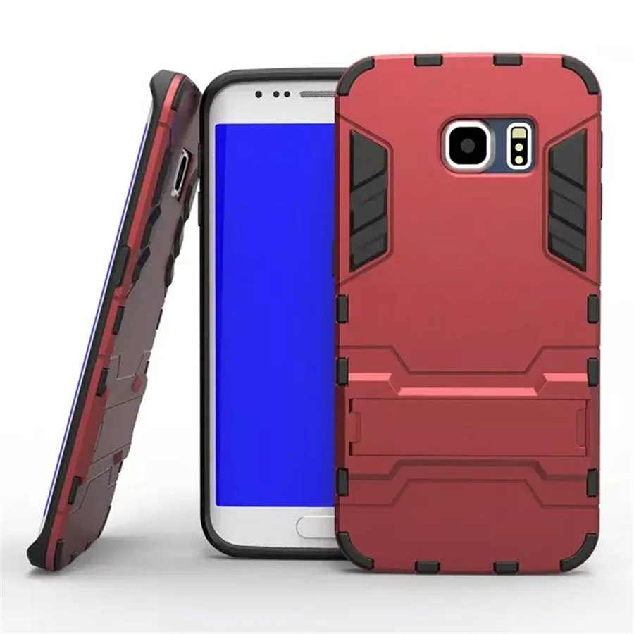 Чехлы Coque для Samsung Galaxy S6 edge G9250 задняя крышка Fundas роскошный Броня ПК чехол