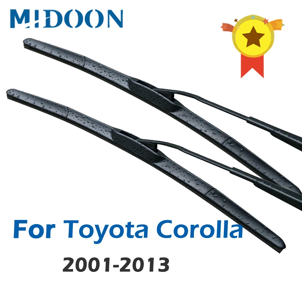 Гибридные щетки стеклоочистителя MIDOON для Toyota Corolla Wagon / Hatchback Saloon Verso Fit крюковые