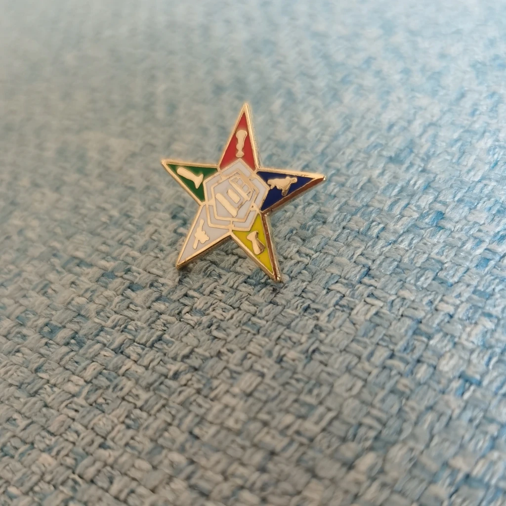 Factory Price For 3/4&quot Chapter Eastern Star Lapel Pin | Дом и сад