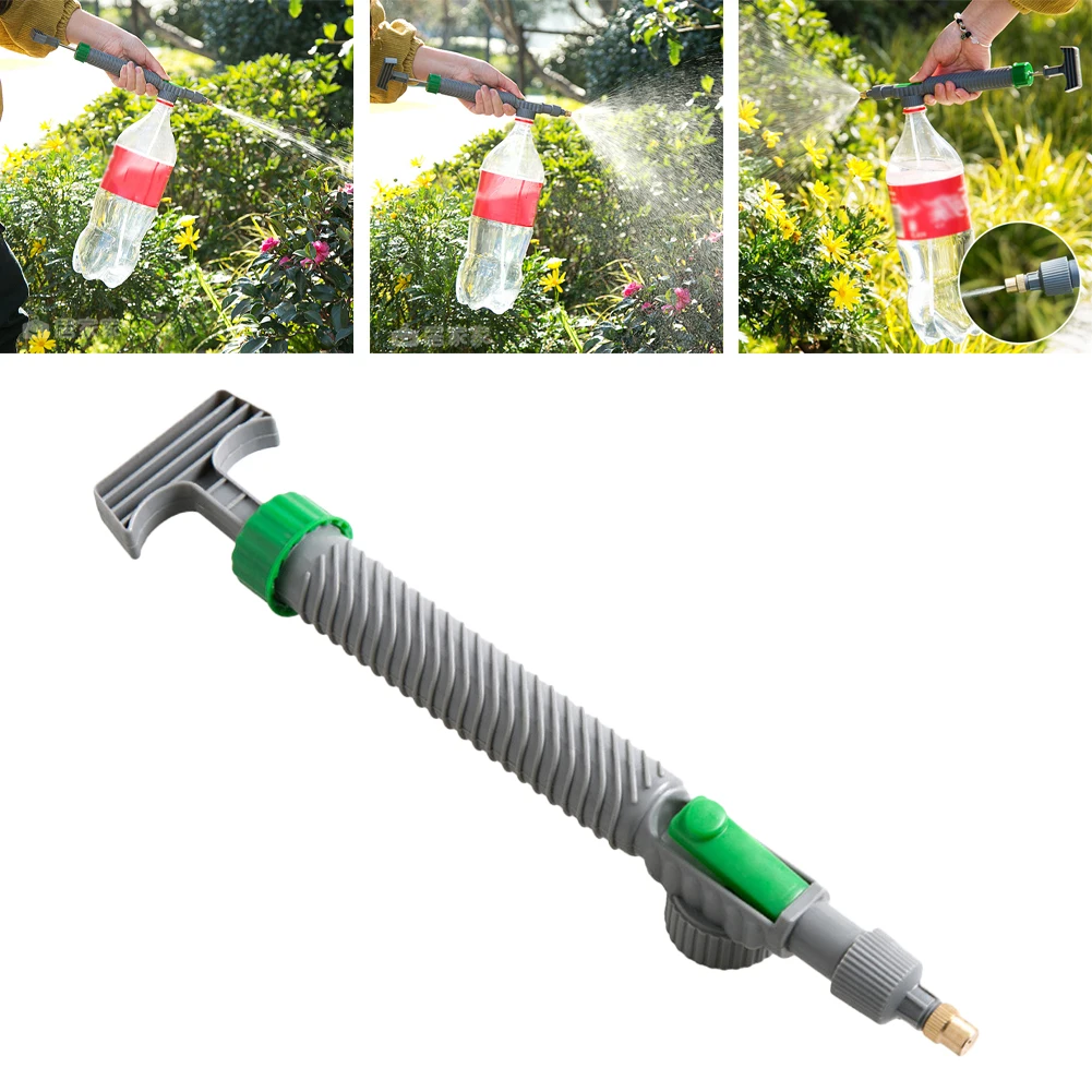 

Air Pump High Pressure Manual Sprayer Adjustable Drink Bottle Spray Head Nozzle Garden Watering Tool Sprayer Agriculture Tools