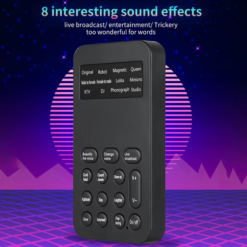 12 различных смены звука устройство изменения голоса Fr компьютер ноутбук