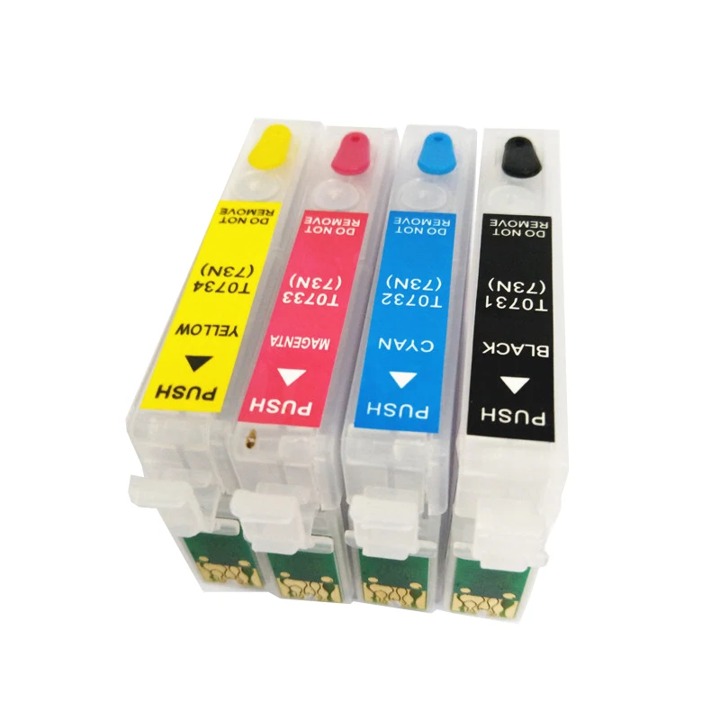 

Многоразовый картридж T0731 для картриджей Epson 73 73N T0731N T30 TX203 TX510F TX210 CX5900 T40W TX205 TX209 TX409