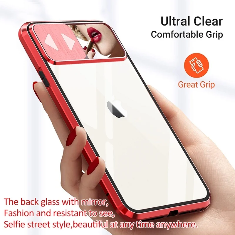 Защитный чехол из закаленного стекла для Iphone SE 11 Pro Max X Xr Xsmax 7 8 Plus|Бамперы| |