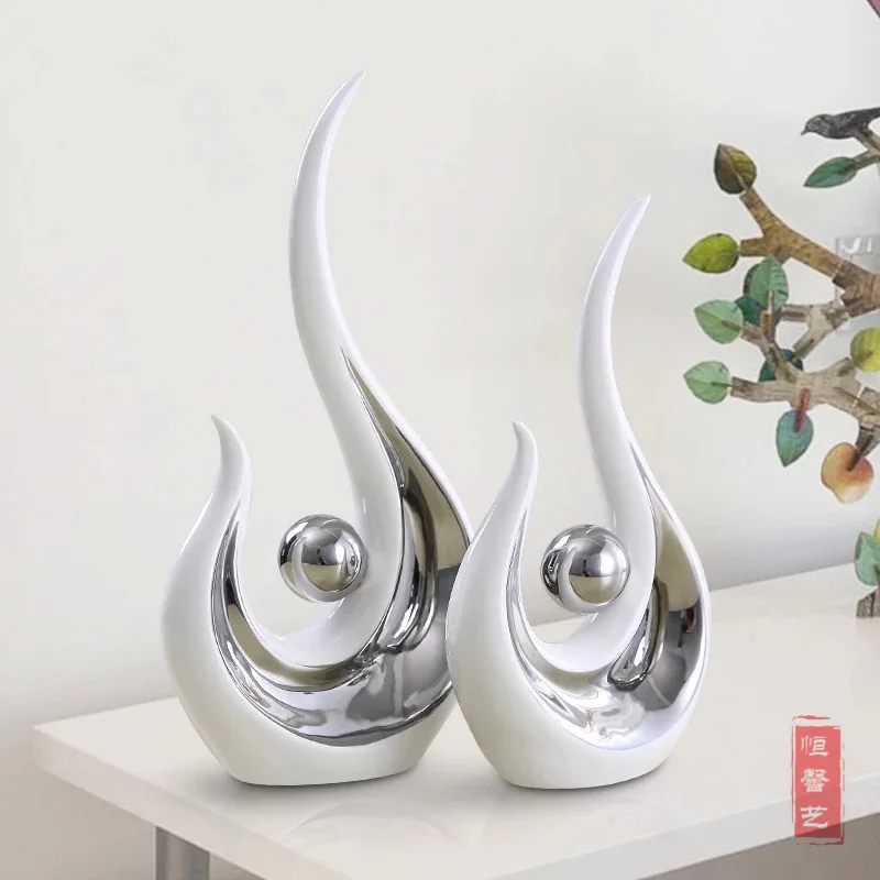 

Living room TV cabinet wine cabinet furnishing office Modern simple decoration Ceramic decoration