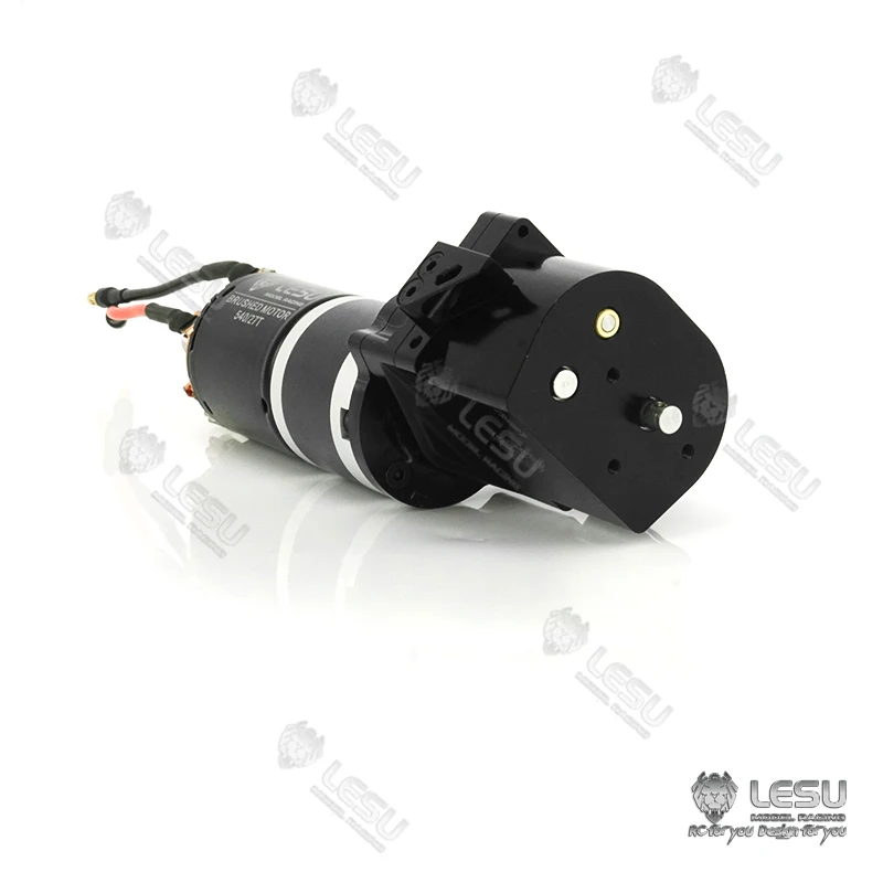 LESU 2 скоростной редуктор с металлической коробкой передач для 1/14 TAMIYA RC тракторный