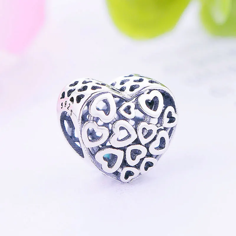 Подходит для оригинального браслета Pan подлинный ажурный браслет из серебра 925