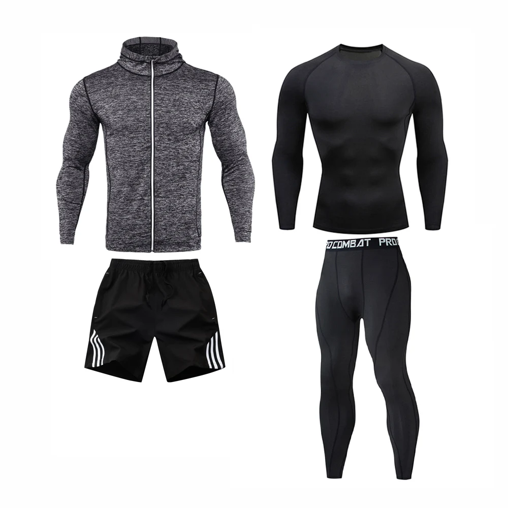 Костюм спортивный мужской из свитшота и брюк на весну/осень | Мужская одежда