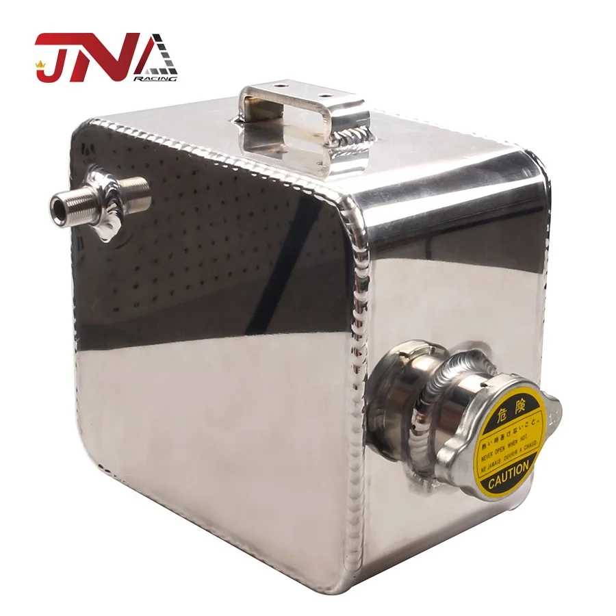 

2.5L UNIVERSAL POLISHED ALUMINUM COOLANT RADIATOR OVERFLOW RECOVERY TANK