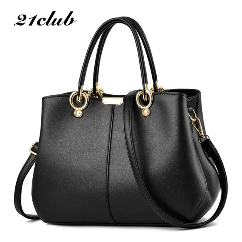 21 клубный бренд Средний Повседневный сплошной цвет дамские сумки хозяйственные