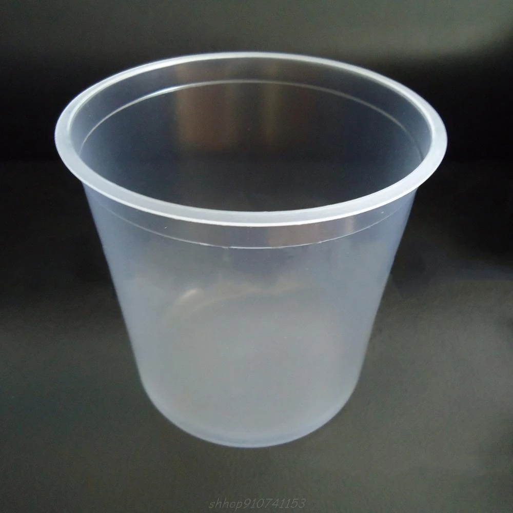 

Transparent Plastic Paint Mixing Cups Inner Cup with Lid For Accurate Mixing Of Paint And Liquids 600ML School Oct Dropshipping