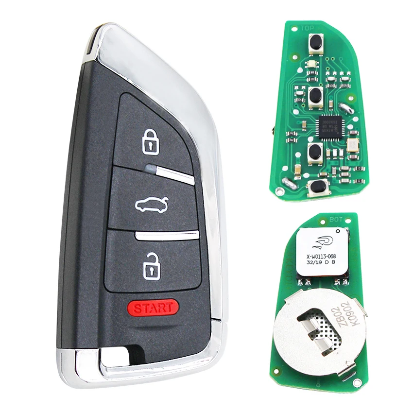 KEYDIY универсальный смарт-ключ ZB02-3/ZB02-4 для KD-X2 KD900 мини KD Автомобильный ключ дистанционного замена подходит более 2000 моделей