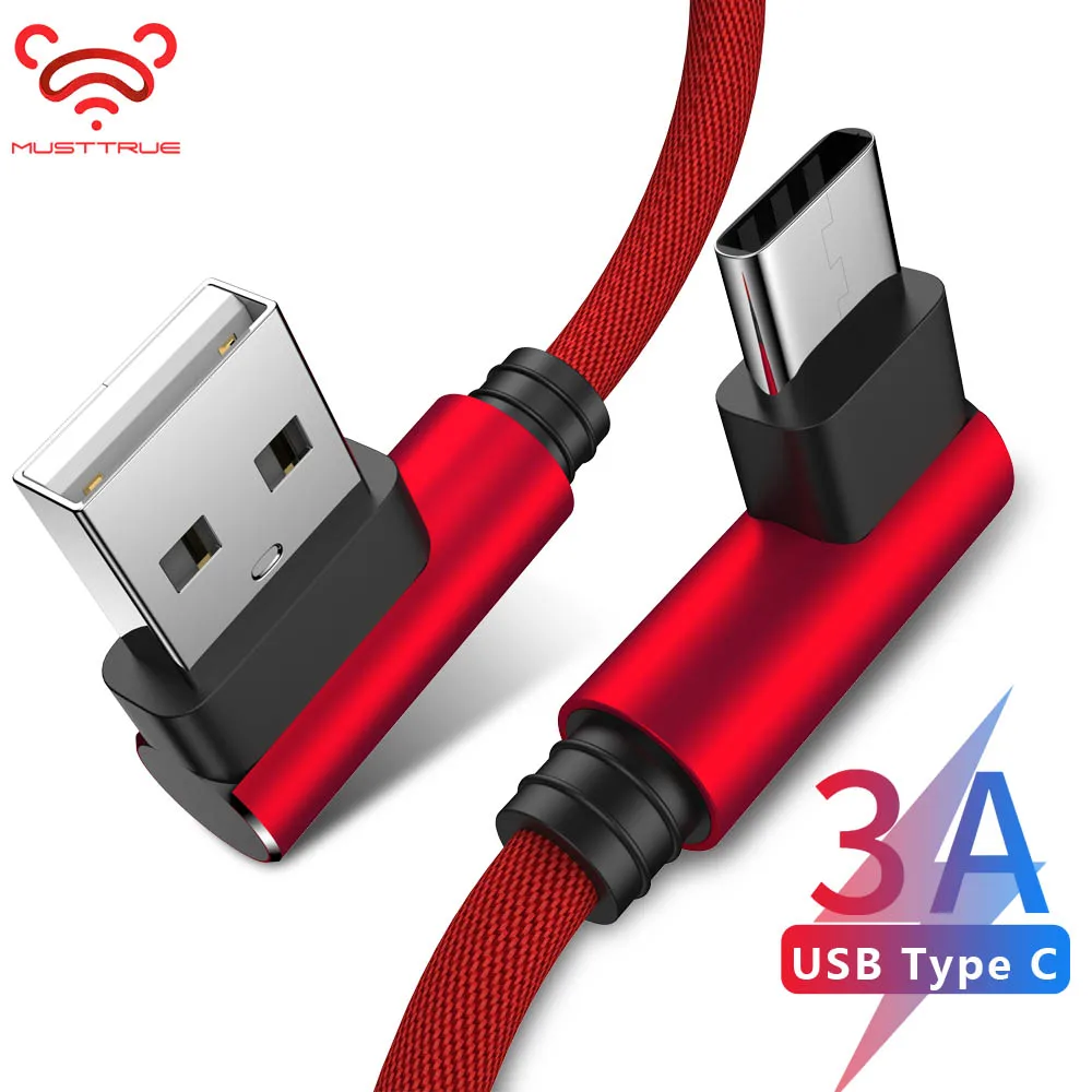 MUSTTRUE USB кабель type C для быстрой зарядки и передачи данных зарядное устройство