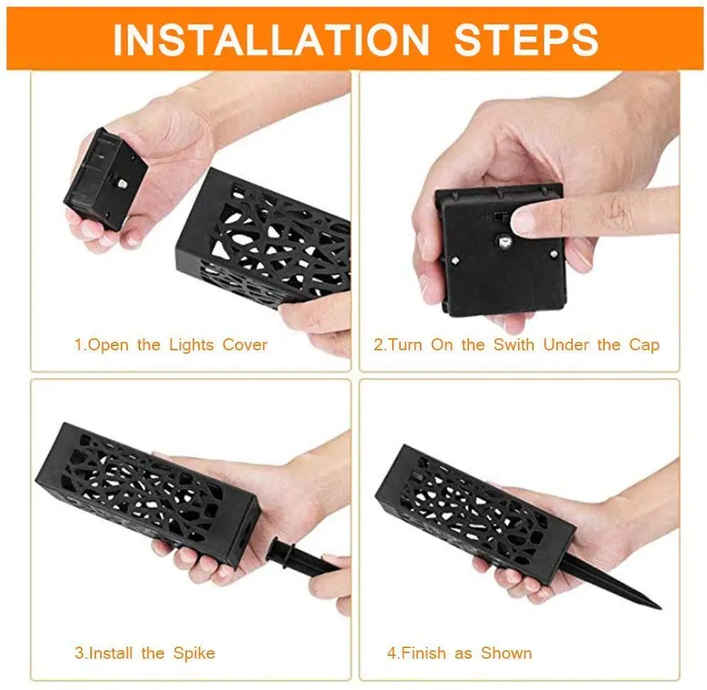 

Solar Lawn Light Decoration Solar Garden Lights Hollow Lawn Lamp Outdoor Pathway Lamp Waterproof Garden Solar LED Light