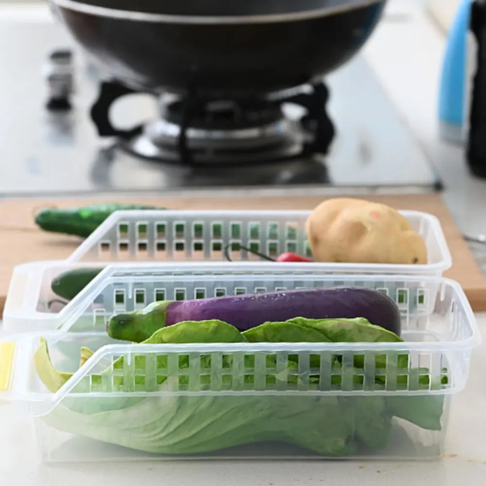 

Refrigerator Storage Box Home Table Tray Storage Cabinet Storage Refrigerator Fruit And Vegetable Container Storage Basket