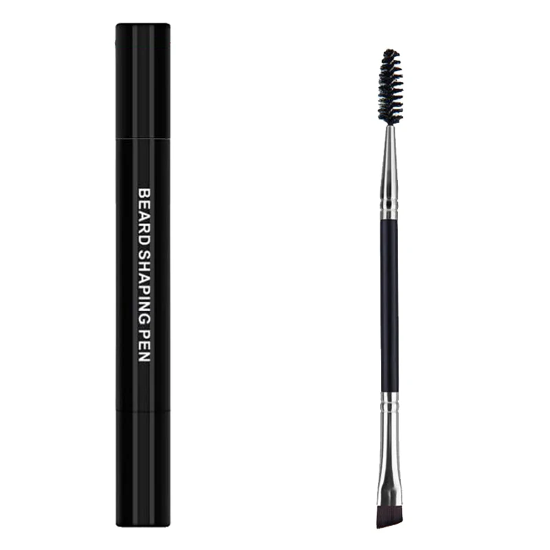 

Ручка для бороды, наполнитель для бороды, карандаш и щетка для бороды, водостойкие усы для лица, инструменты для восстановления бороды