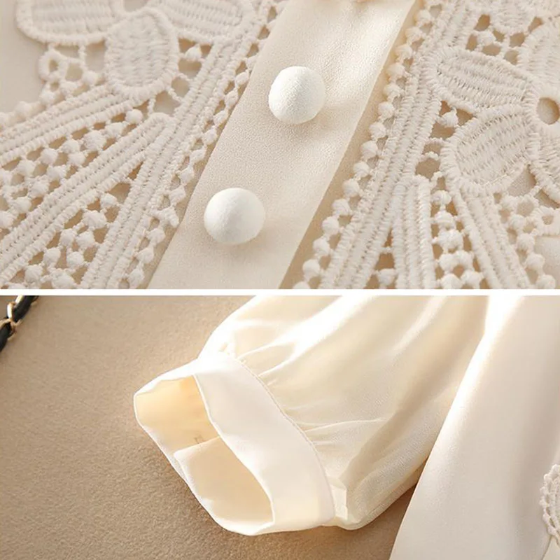 

Embroidered Pleated Summer Women's Dress 2021 Lapel Short Sleeve Patchwork Slim Waist Party Dresses A-line Robe Sweet Chic