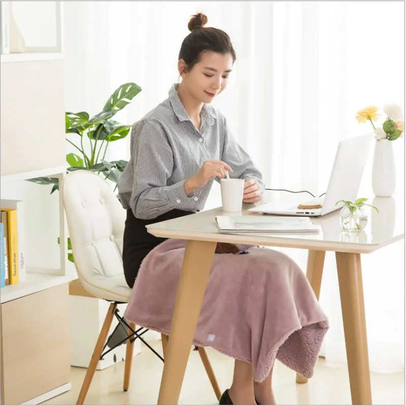 Фланелевое Одеяло для разогревания ног одеяло шаль обеда электрическое 60*80 см