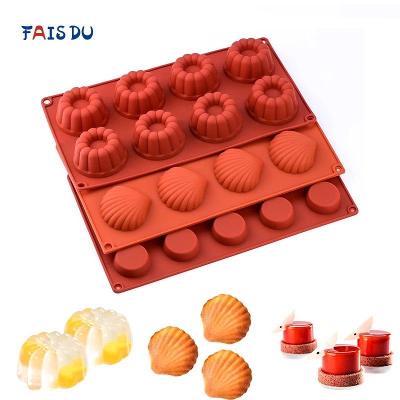 Силиконовые чашки Маффин торт желе пудинг контейнер мусс для тортов печенья
