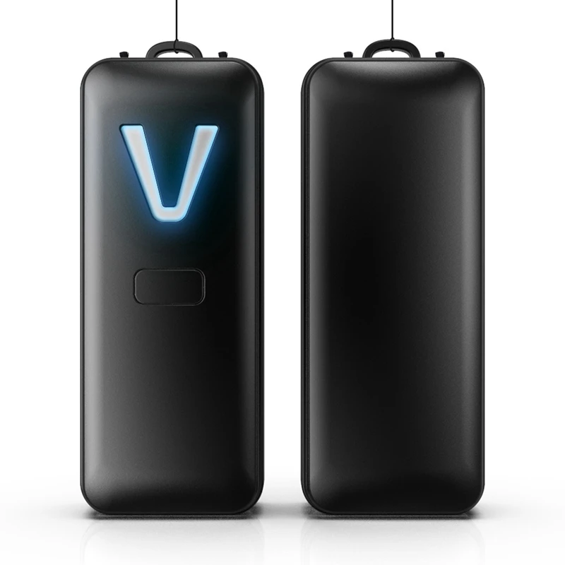 

2 set Personal Wearable Air Purifier Necklace Mini Air Freshener Ionizer Negative Ion Generator-Silver & Black