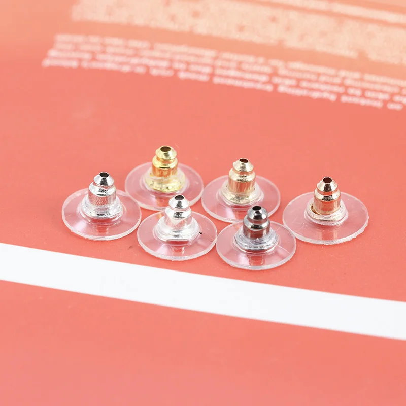 100 шт. kc Золотые/никелевые металлические Биг-дисковые Заглушки для ушей