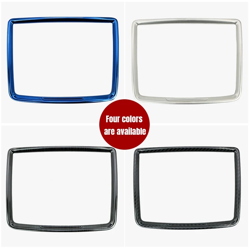 

ABS Chrome Auto Rear Air Conditioning Vent Decoration Frame Trim Sticker Fit For Subaru 2019 2020 2021 Car Interior Accessories