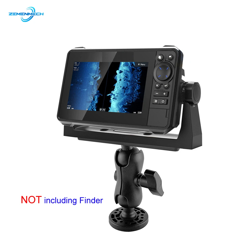 

360 Degree Swivel Ball Mount Marine Kayak Electronic Fish Finder Mount Base Fishfinder GPS Plate Rotating Boat GPSMAP Supporter