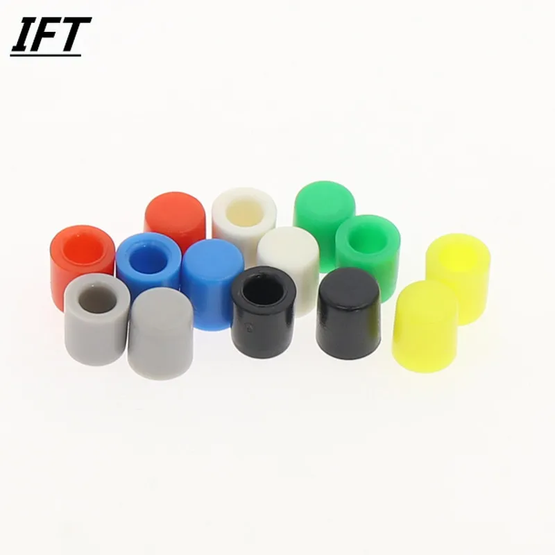 50 шт. Бесплатная доставка 7 цветов пластиковая крышка комплекты шляп G62 для 6*6 мм