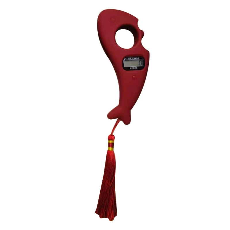 

Fish Portable Handheld Digital Beads Counter Finger Game Toy Auto Turn off Memory Function Decompression Relaxation Tool