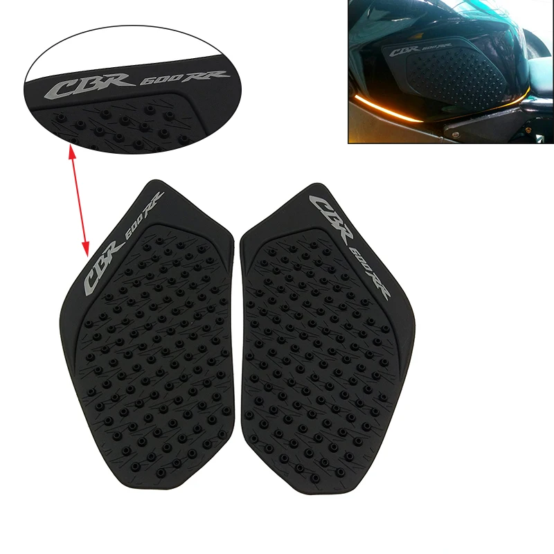 

For Honda CBR600RR 2003 2004 2005 2006 Motorcycle Anti slip Tank Pad 3M Side Gas Knee Grip Traction Pads Protector Sticker