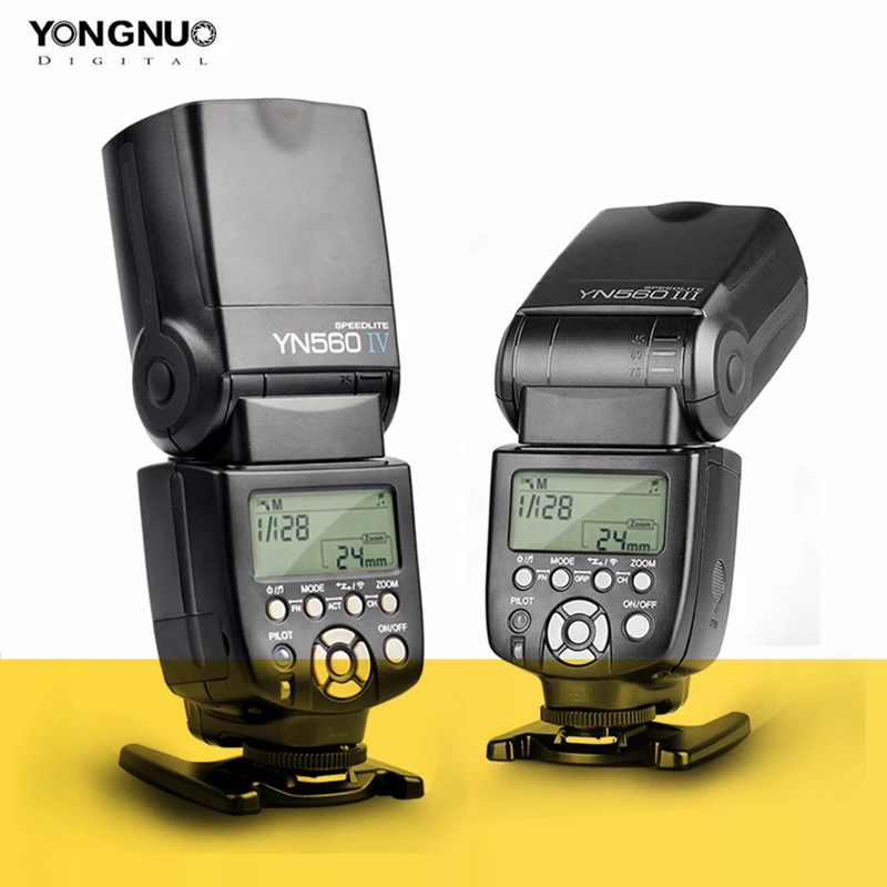 Беспроводная вспышка YONGNUO YN560III YN560IV YN560 III для камер Canon Nikon Olympus Panasonic