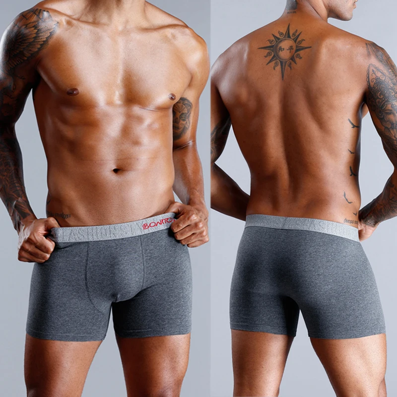 4PCS Boxers For Mens Underwear Sexy Men's Panties Lot Cotton Boxershorts Man Undrewear Comfortable Underpants Male Boxer Shorts