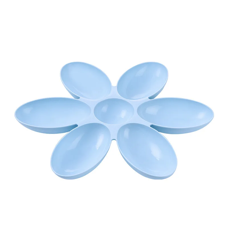 6 в 1 миски для кормления кошек кормушка воды и корма форме лепестков маленьких