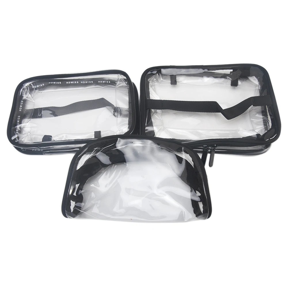 

Storage Organizer Zipper Makeup Transparent Cosmetic Travel Case PVC Wash Waterproof