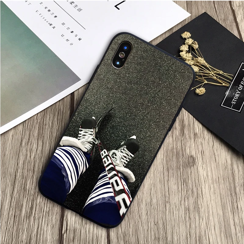 Лед хоккейный каток из UHMWPE полиэтилена спортивные Черный силиконовый чехол для