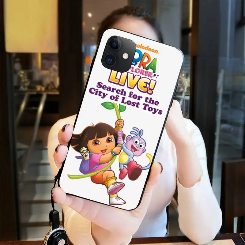 CUTEWANAN DORA THE EXPLORER TPU Мягкий силиконовый чехол для телефона iPhone 11 pro XS MAX 8 7 6 6S Plus X 5S SE