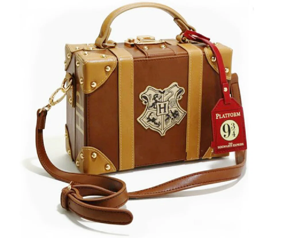 

Women's Bag Leather Purse Potter Cosplay Cross-body Bags Small PU Handbag Shouder-bag New Solid Ladies Flap Bag