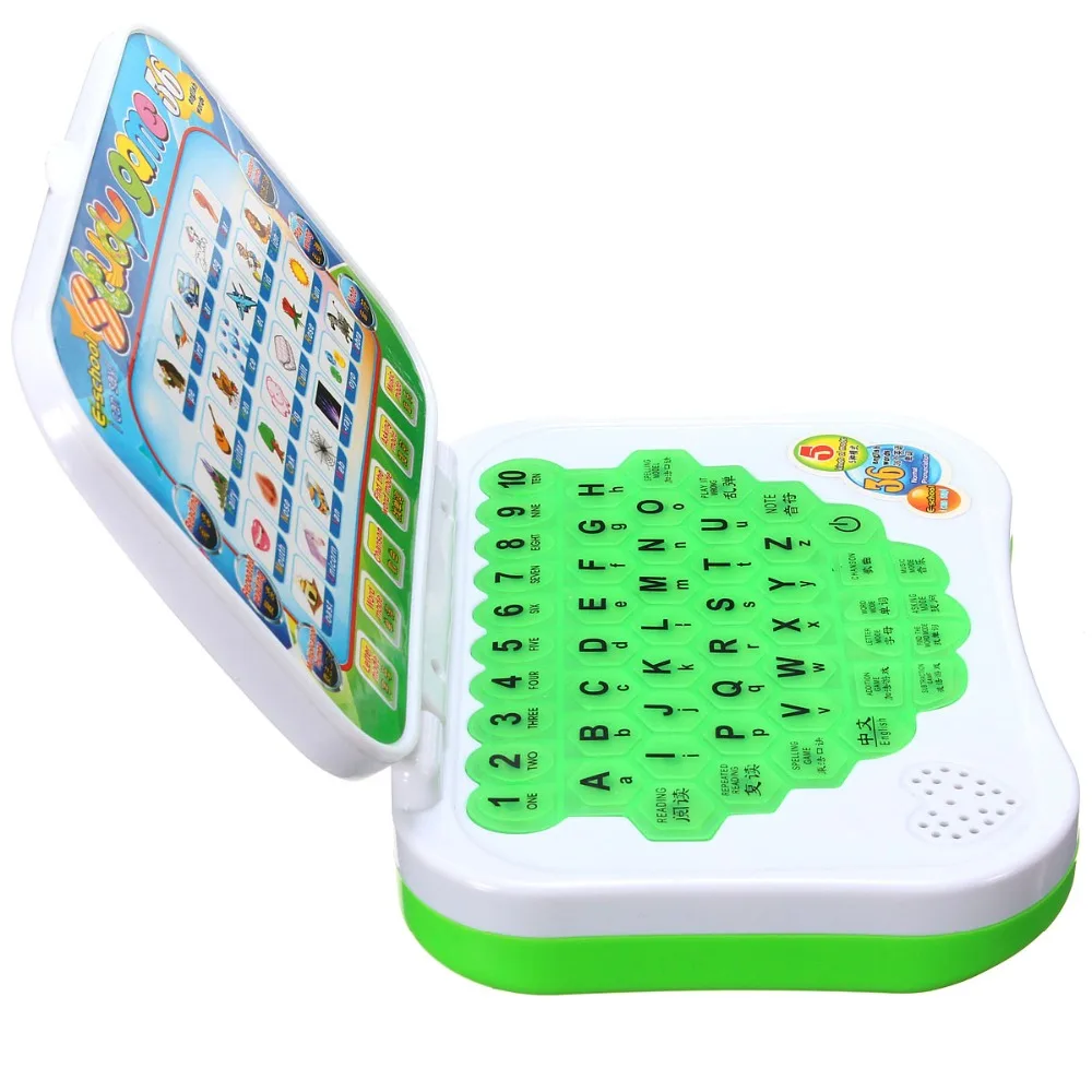 Learning Machine Toy Computer Laptop Tablet Baby Children Educational Toys Electronic Notebook Kids Study Game Pad Music Phone