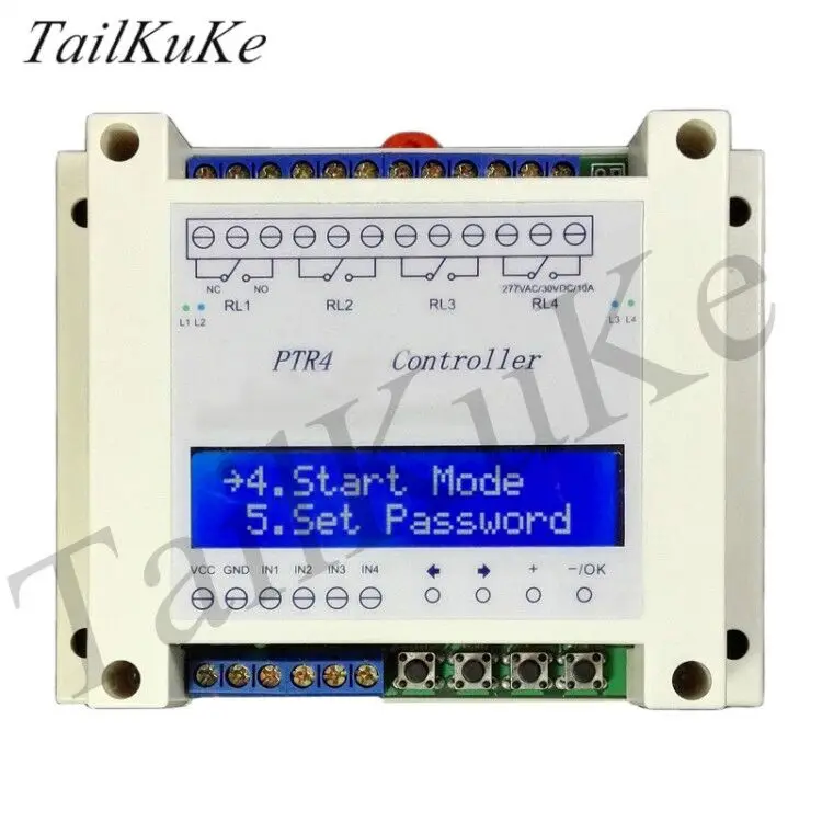 Programmable Time Relay /99 Step Multi Channel Timing / Trigger Solenoid Valve Linkage Control /PTR4
