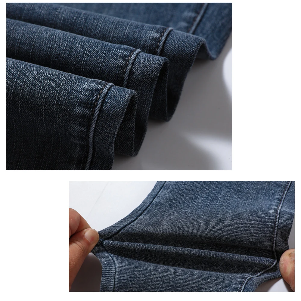 

High Waist Women's Denim Pencil Slim Stretch Elastic Jeans Capri Stacked Pants Plus Size Oversize Skinny Trousers For Female