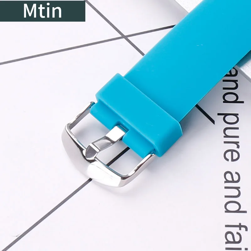 Pin Buckle Silicone Strap Men For Swatch Touch SURW100 114 SURB100 101 105 Watch Accessories Outdoor Sports Wristband Bracelet